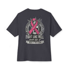 "Fight Like Hell Breast Cancer Awareness Tee"