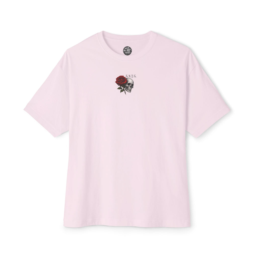 “LOVE OUTLASTS HATE” (S.N.T.G.) W/FRONT LOGO