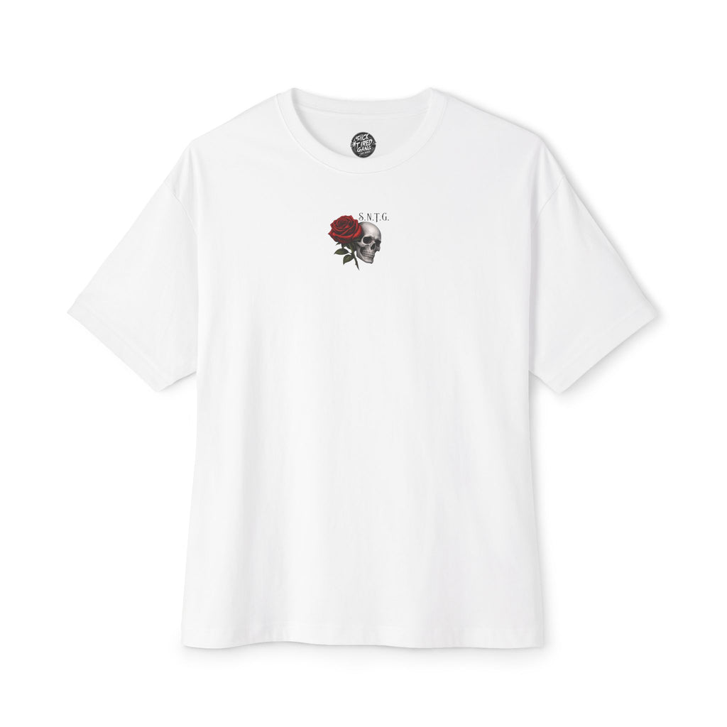 “LOVE OUTLASTS HATE” (S.N.T.G.) W/FRONT LOGO