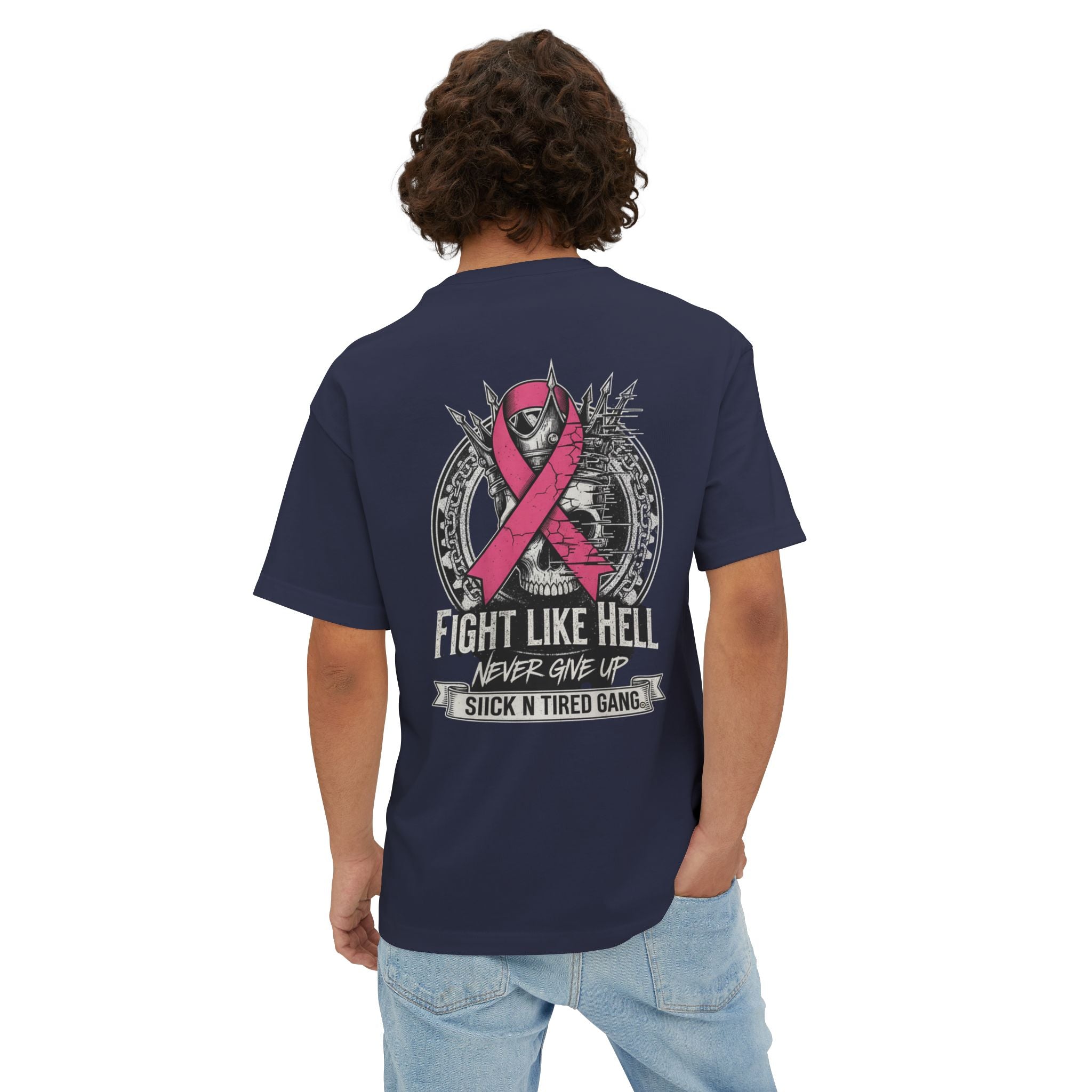 "Fight Like Hell Breast Cancer Awareness Tee"