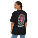 "Fight Like Hell Breast Cancer Awareness Tee"